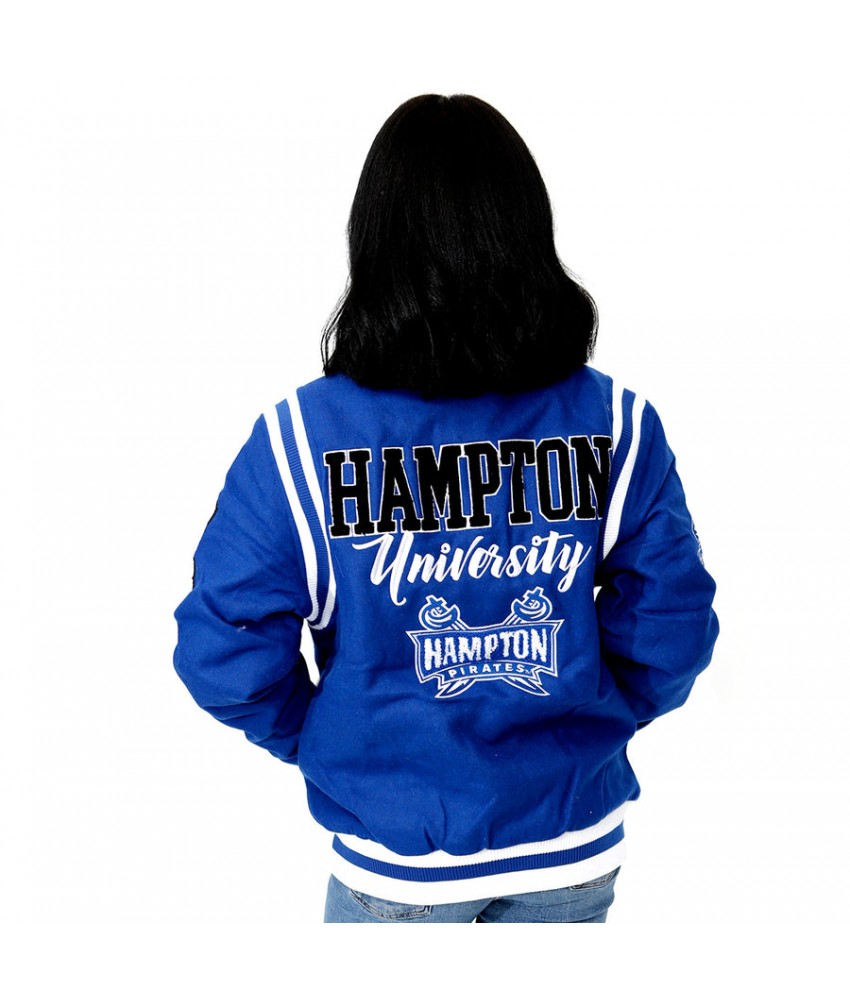 Hampton University Unisex Varsity Jacket